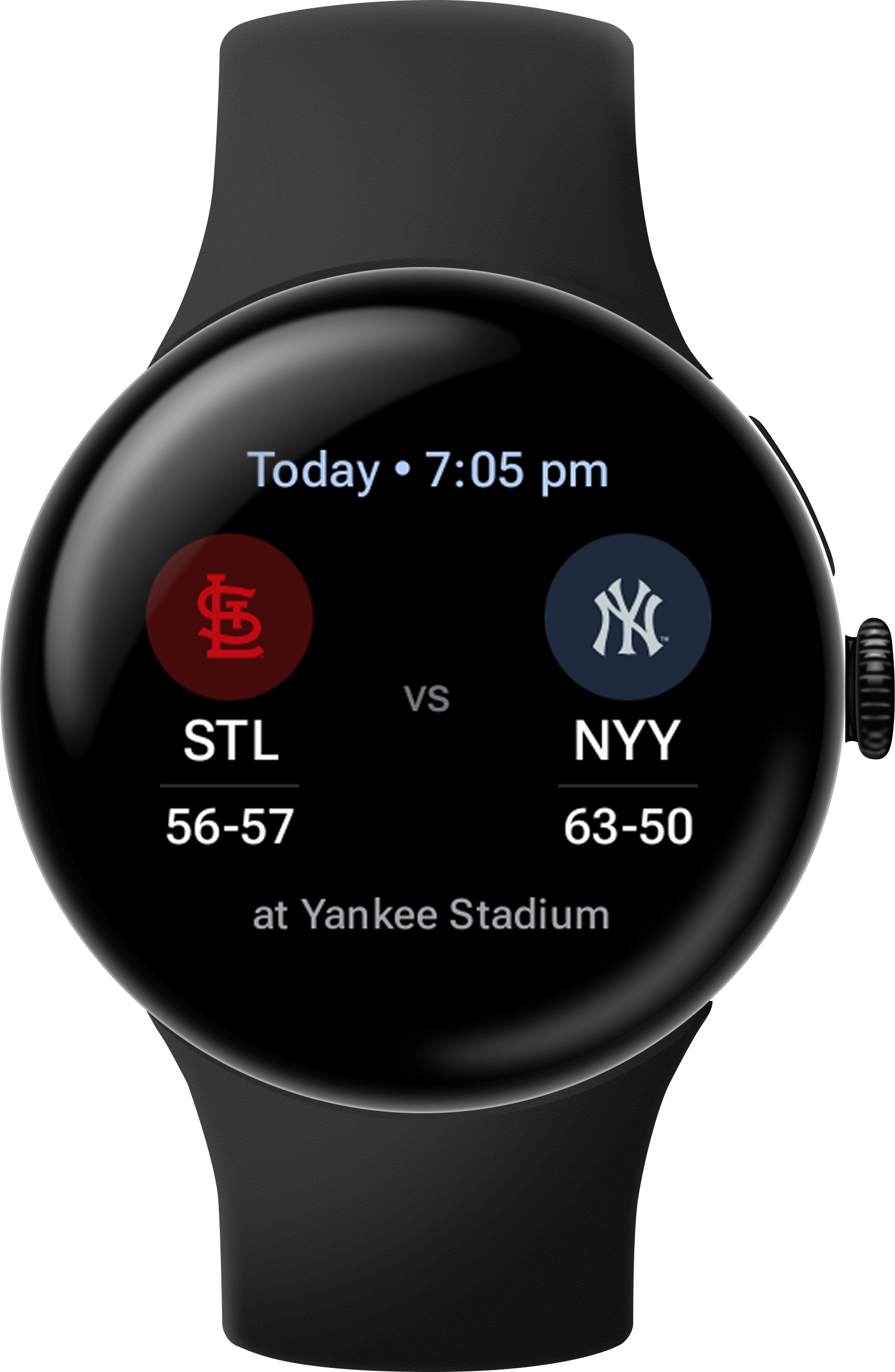 Ballpark Score Wear OS Tile Mockup